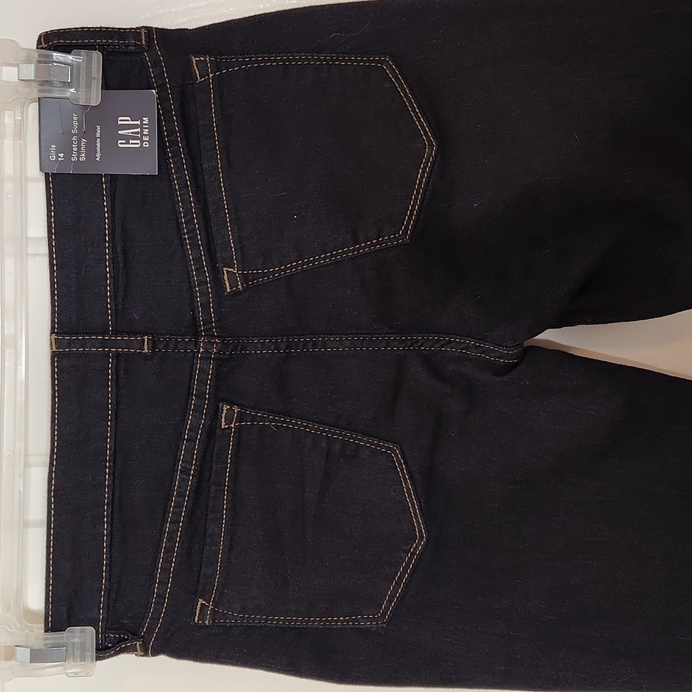 Gap Mid-rise Stretch Super Skinny Jeggings Size 14 Girls NWT - Picture 9 of 14